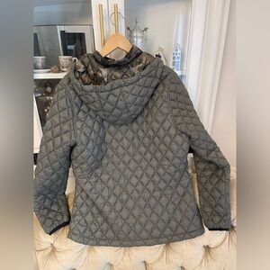 Reebok green/army coat, size L